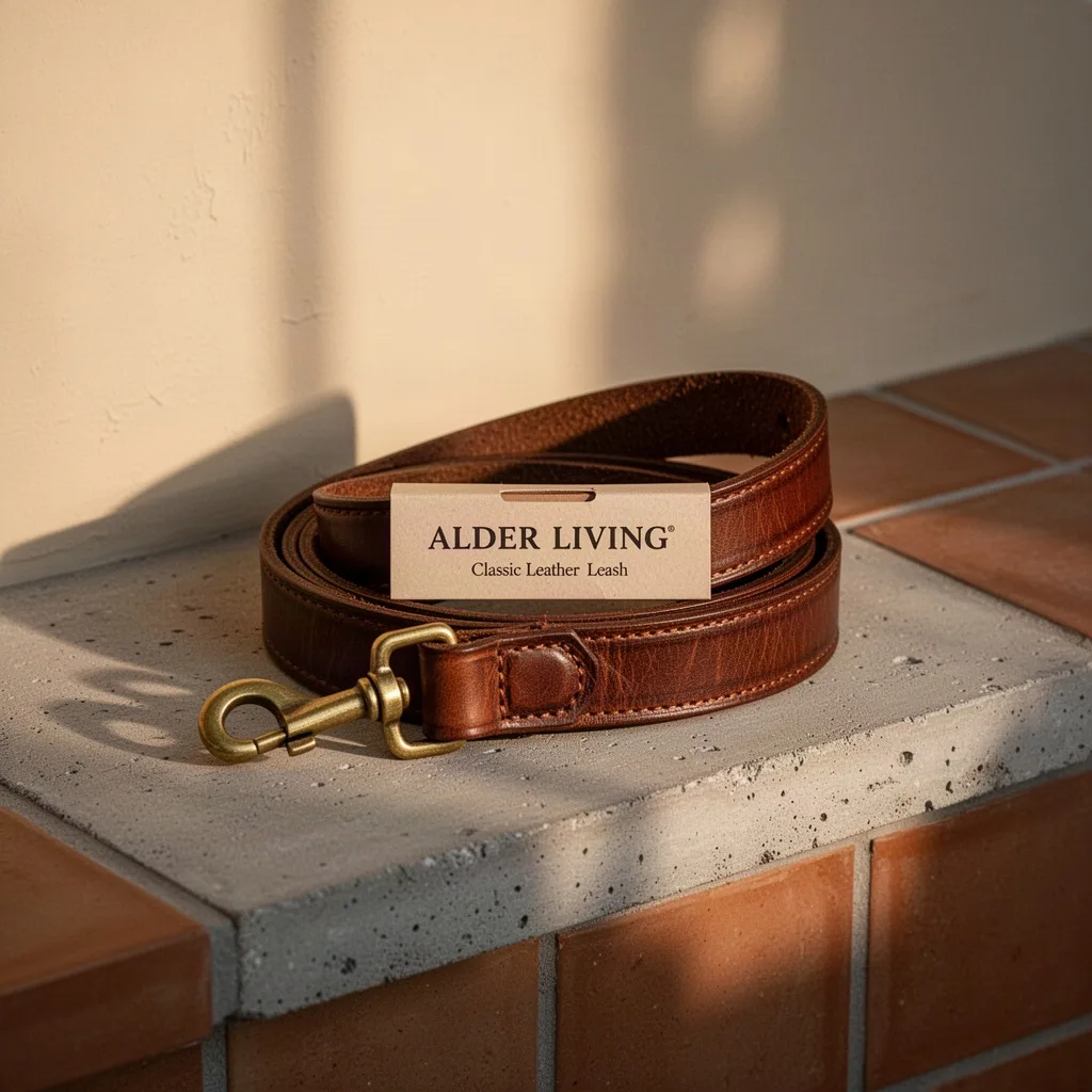 Alder Living Classic Leather Leash
